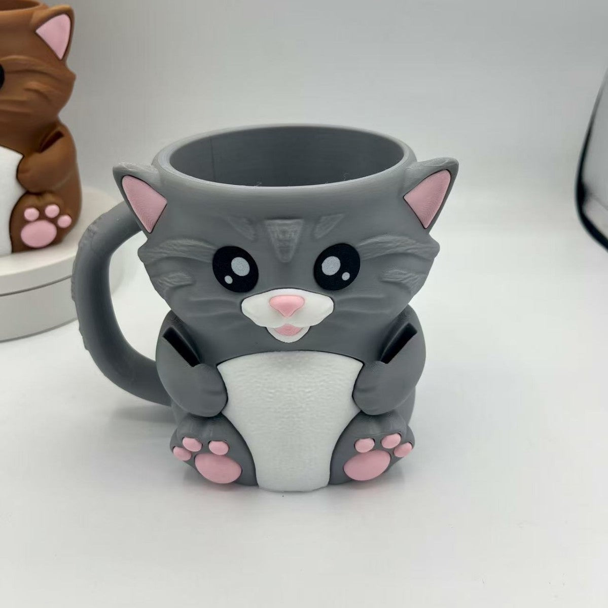 Cat Icy Products Cup Holder Ice Cream Container