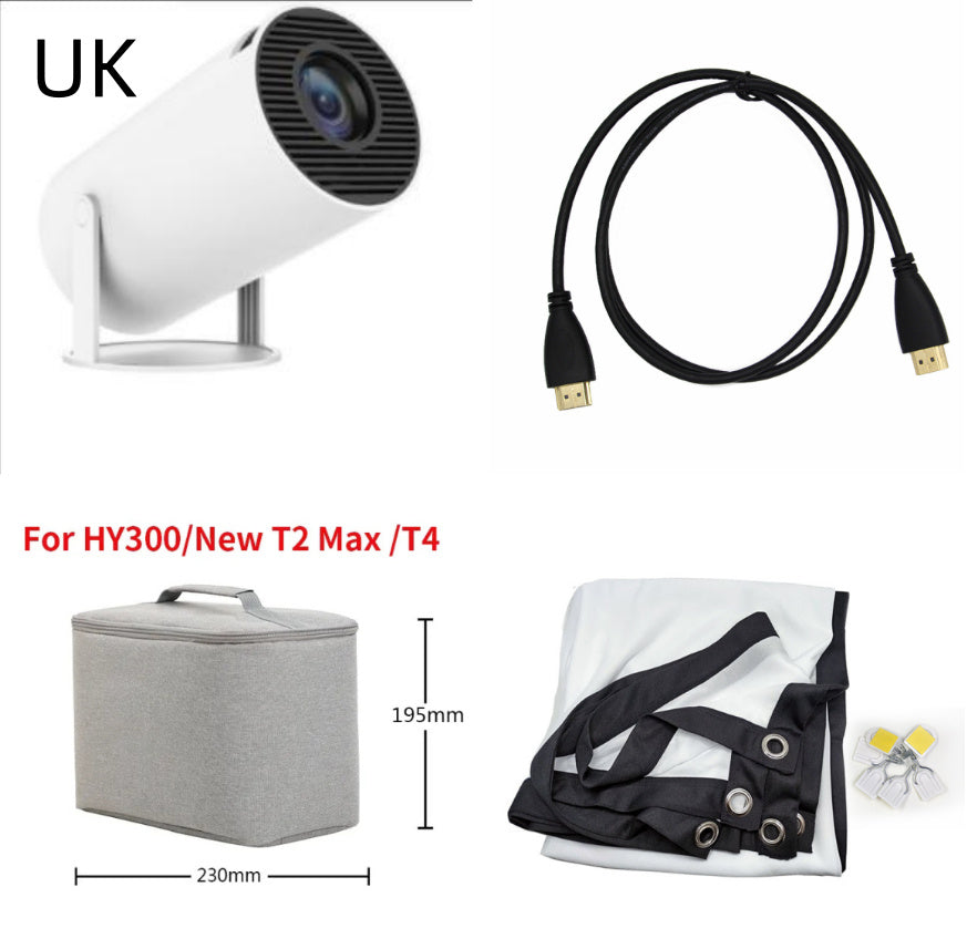 H713 Ultra High Definition 4K Projector Intelligent Home Office Conference Living Room