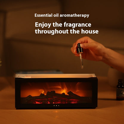 3D Flame Aromatherapy Diffuser – Colorful Mist Humidifier