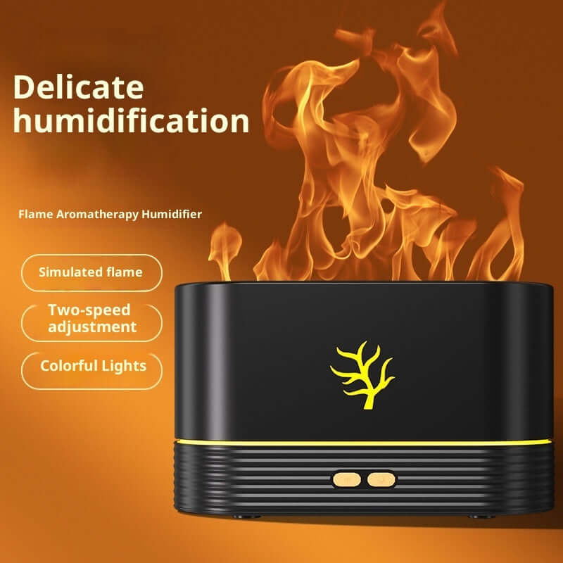 3D Simulation Flame Aroma Diffuser USB Home
