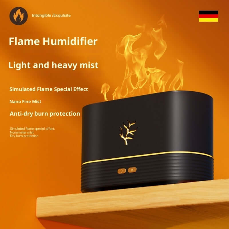 3D Simulation Flame Aroma Diffuser USB Home